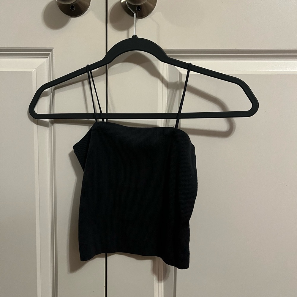 Grey Crop Top